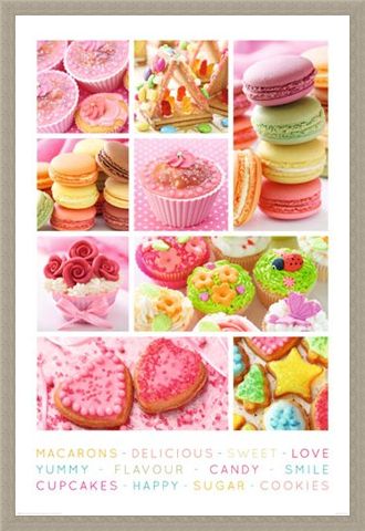 Framed Framed Sweet Collage - Cakes Galore