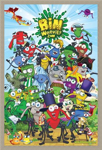 Framed Framed The Online World of The Bin Weevils - Bin Weevils