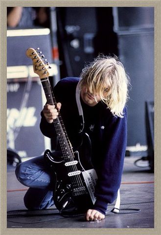 Framed Framed Grunge God - Kurt Cobain