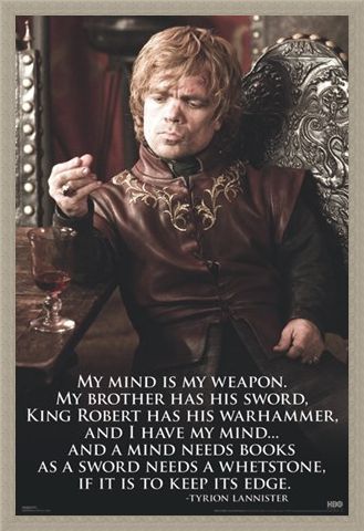 Framed Framed My Mind Is My Weapon - Game of Thrones