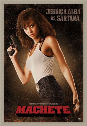 Framed Framed Jessica Alba is Sartana - Machete