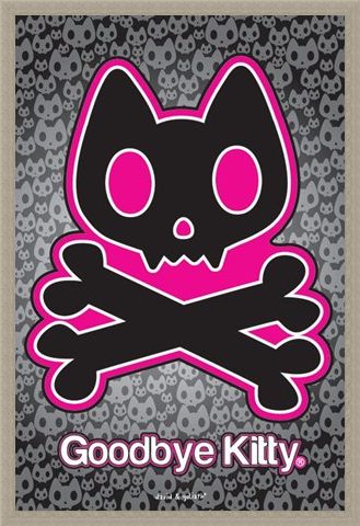 Framed Framed Goodbye Kitty - David and Goliath