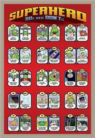 Framed Framed Superhero Do's and Don'ts - Rules of a Hero