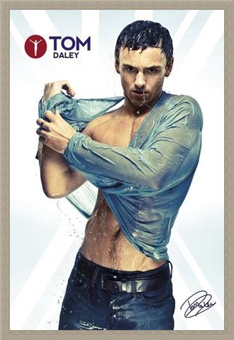 Framed Framed Olympic Heart Throb - Tom Daley
