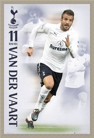 Framed Framed Rafael Van Der Vaart - Tottenham Hotspur Football Club