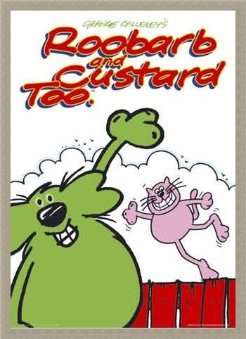 Framed Framed Grange Calleley's Roobarb & Custard - Roobarb & Custard
