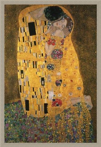 Framed Framed The Kiss - Gustav Klimt