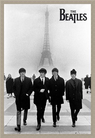 Framed Framed Liverpool Lads in Paris - The Beatles