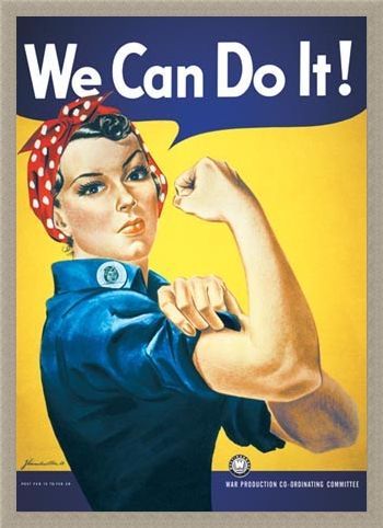 Framed Framed We Can Do It - Howard Miller