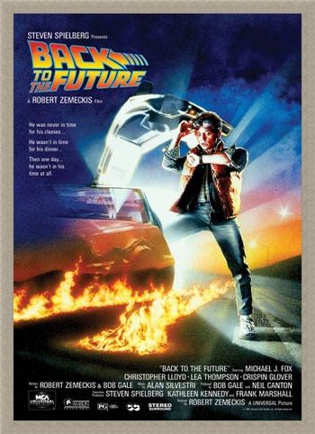 Framed Framed Back to the Future Movie Score - Back to the Future