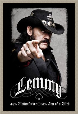 Framed Framed The founding father of Motorhead - Lemmy