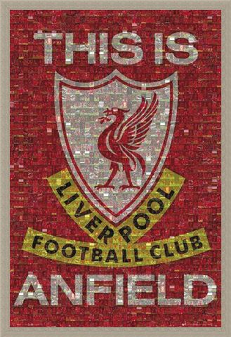 Framed Framed This Is Anfield - Liverpool FC Photomosaic