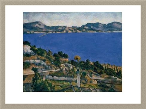 Framed Framed L'Estaque - Paul Cezanne