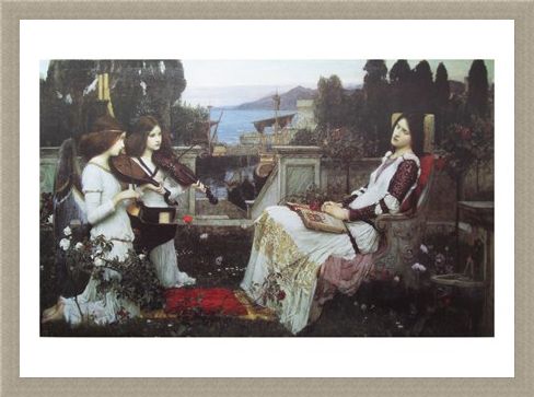 Framed Framed Saint Cecilia - John W Waterhouse