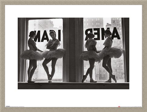 Framed Framed Ballet Dancers in Window - Time Life