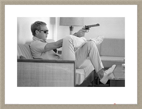 Framed Framed Steve McQueen Takes Aim - Time Life