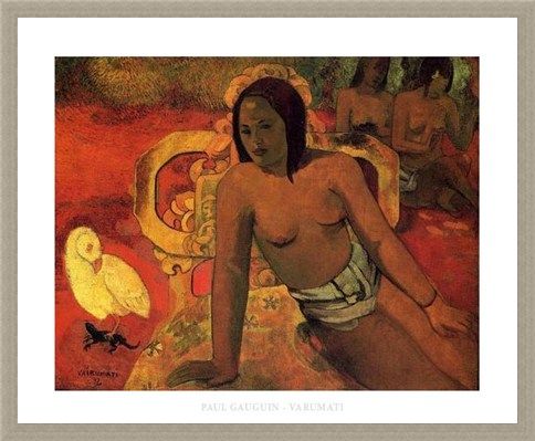 Framed Framed Vairumati - Paul Gauguin