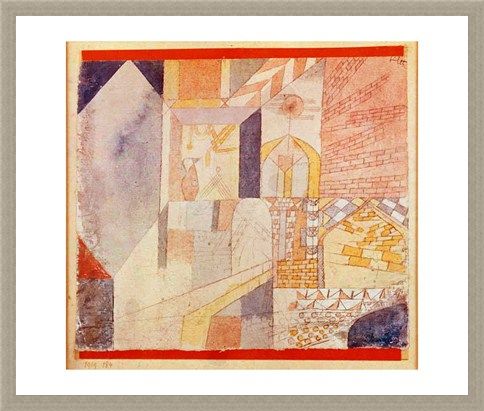 Framed Framed Architecture with Pitcher - Paul Klee