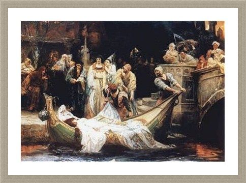 Framed Framed The Lady of Shalott - G E Robertson
