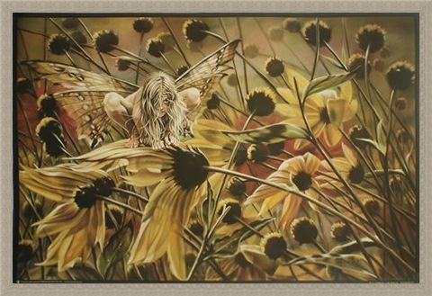 Framed Framed Chameleon Fairy - Sheila Wolk