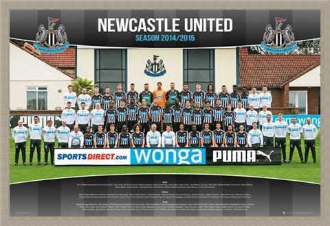Framed Framed Team Photo - Newcastle United Football Club 2014/15