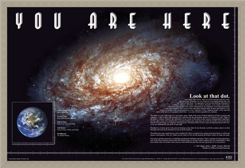 Framed Framed You Are Here - Look At That Dot