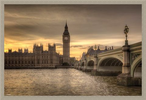 Framed Framed Big Ben - A Watchful Eye Over London