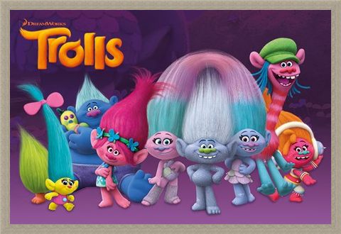 Framed Framed Meet The Trolls! - Trolls Characters