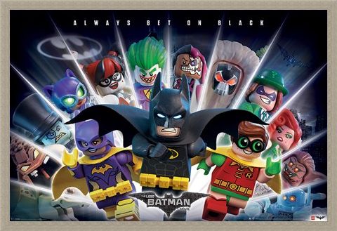 Framed Framed Always Bet on Black - The Lego Batman Movie