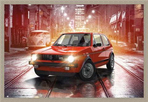 Framed Framed Iconic MK1 - VW Golf GTI