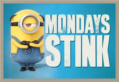 Framed Framed Mondays Stink - Despicable Me 3
