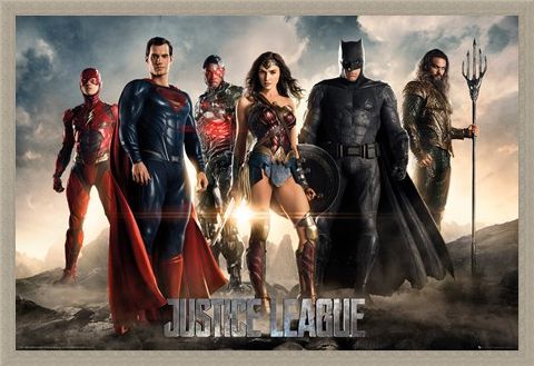 Framed Framed Character Line-Up - Justice League