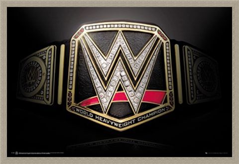 Framed Framed Title Belt - WWE