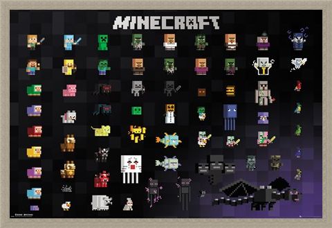 Framed Framed Pixel Sprites - Minecraft