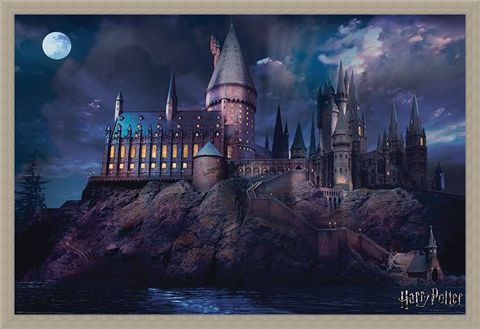 Framed Framed Hogwarts - Harry Potter