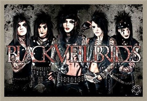Framed Framed Black Veil Brides - Glam Rock