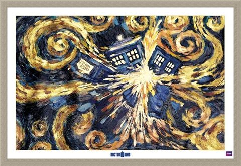Framed Framed Exploding Tardis - Doctor Who