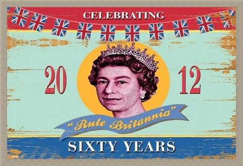 Framed Framed Rule Britannia - Martin Wiscombe