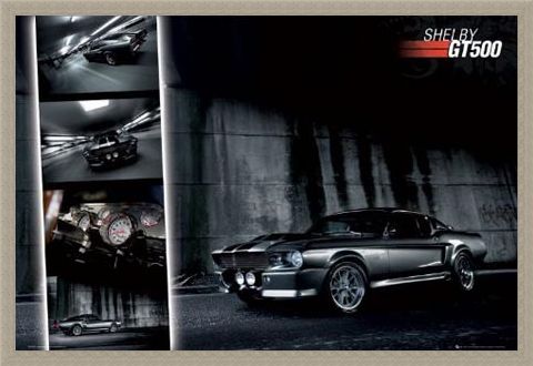 Framed Framed Shelby GT500 - Ford Mustang
