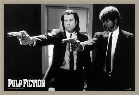 Framed Framed Vincent Vega and Jules Winnfield - Pulp Fiction