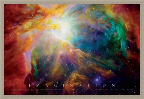 Framed Framed Imagination - Albert Einstein