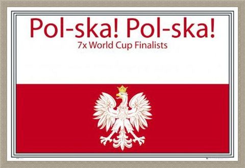 Framed Framed Pol-Ska! Pol-Ska! - Poland National Football Team
