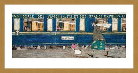 Framed Framed Orient Express Ooh La La - Sam Toft
