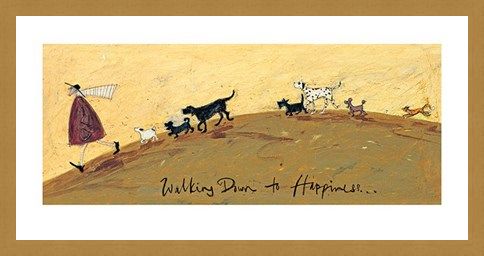 Framed Framed Walking Down To Happiness - Sam Toft
