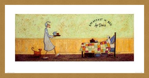 Framed Framed Breakfast In Bed For Doris - Sam Toft
