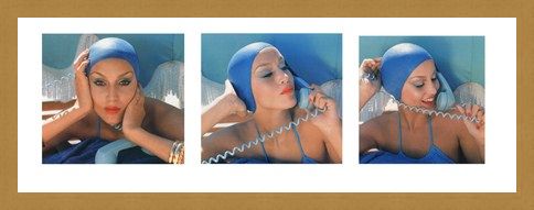 Framed Framed Jerry Hall 1975 - Norman Parkinson