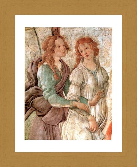 Framed Framed Venere Offre Doni (Particolare) - Sandro Botticelli