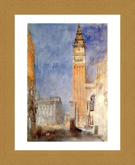 Framed Framed Piazzetta Di S. Marco - William Turner