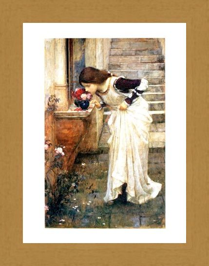 Framed Framed The Shrine - John William Waterhouse