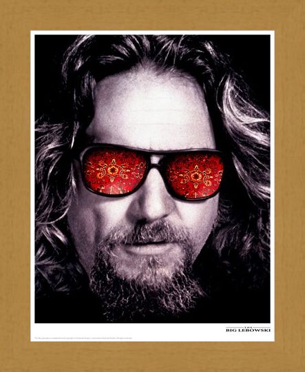 Framed Framed The Dude - The Big Lebowski